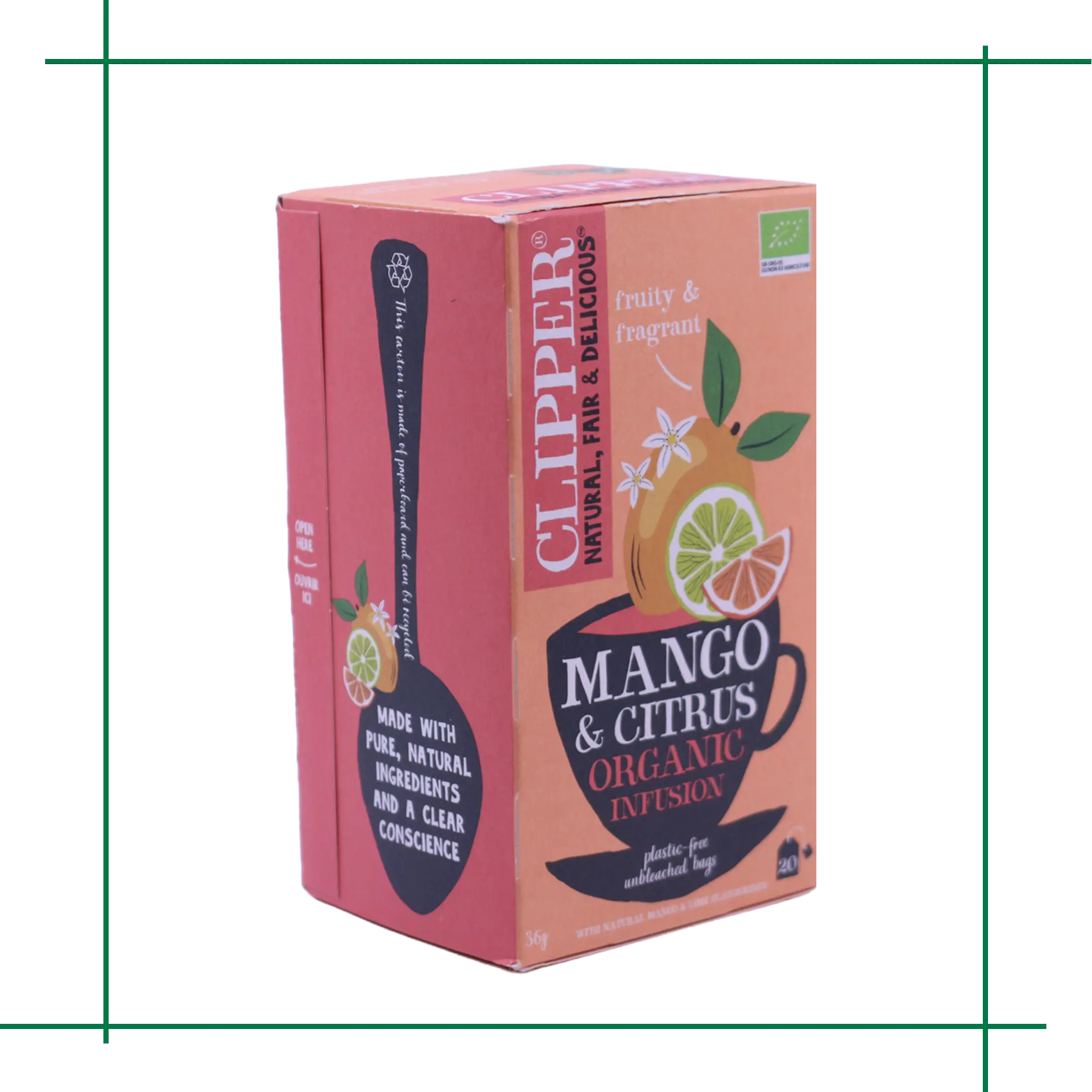 Mango te fra siden